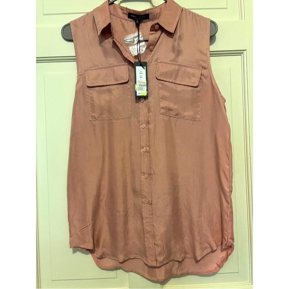 Women’s Sleeveless Blouse collared tank top shirt summer travel formal party hot